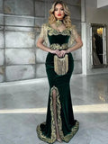 Kaftan Zwart Fluweel