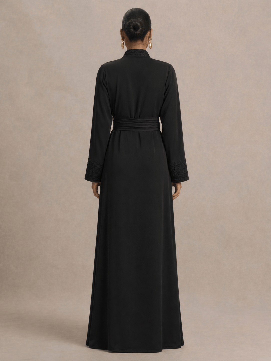 Kaftan Schwarz Modern