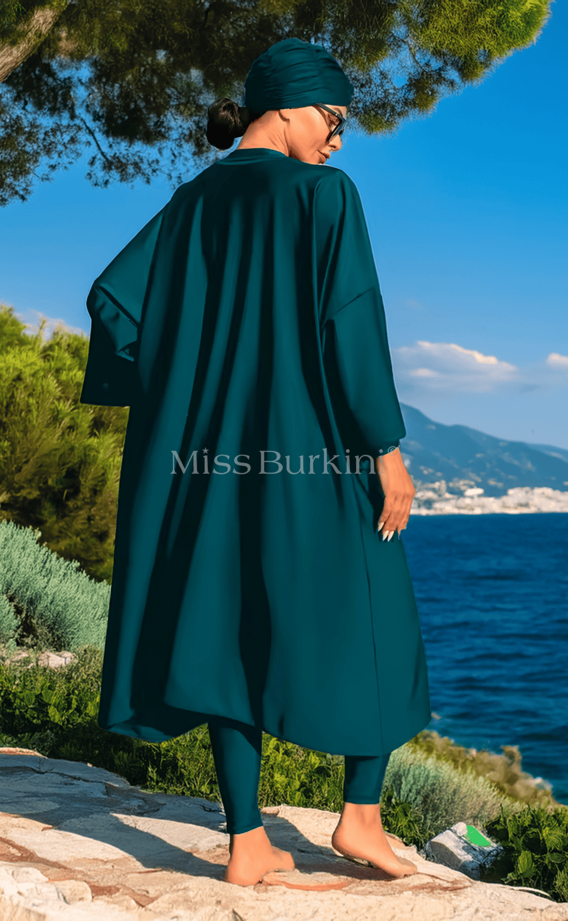 Karla green wide burkini