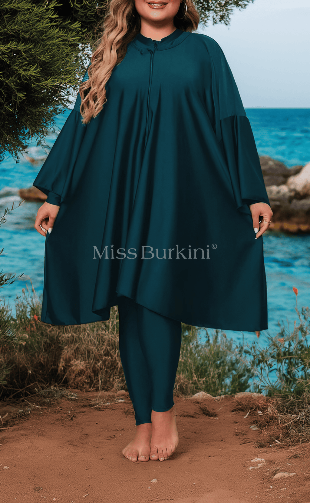 Karla green wide burkini