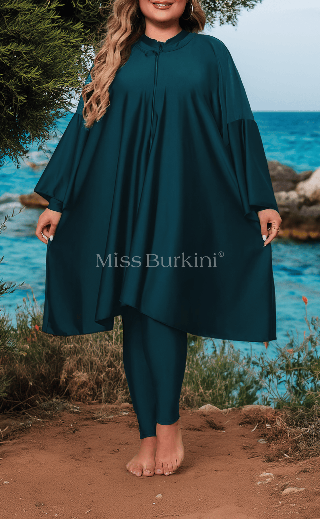 Karla green wide burkini