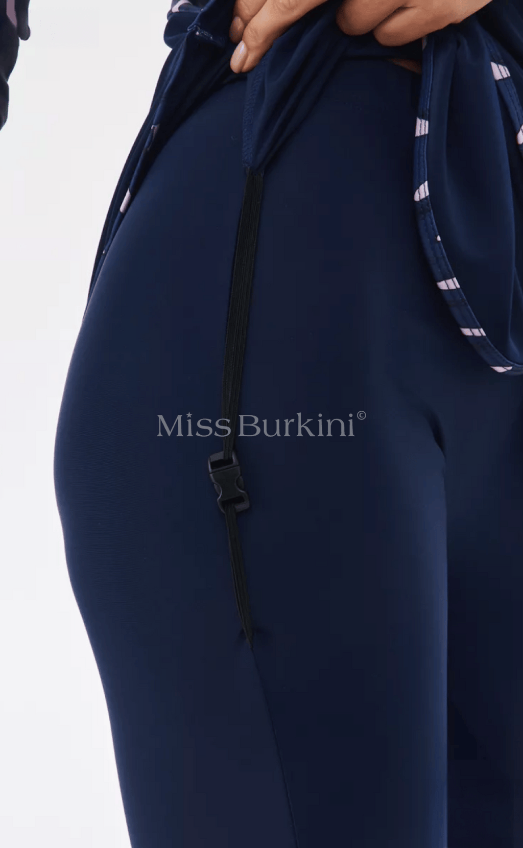 Langer Burkini Malaga Rosa tropisch