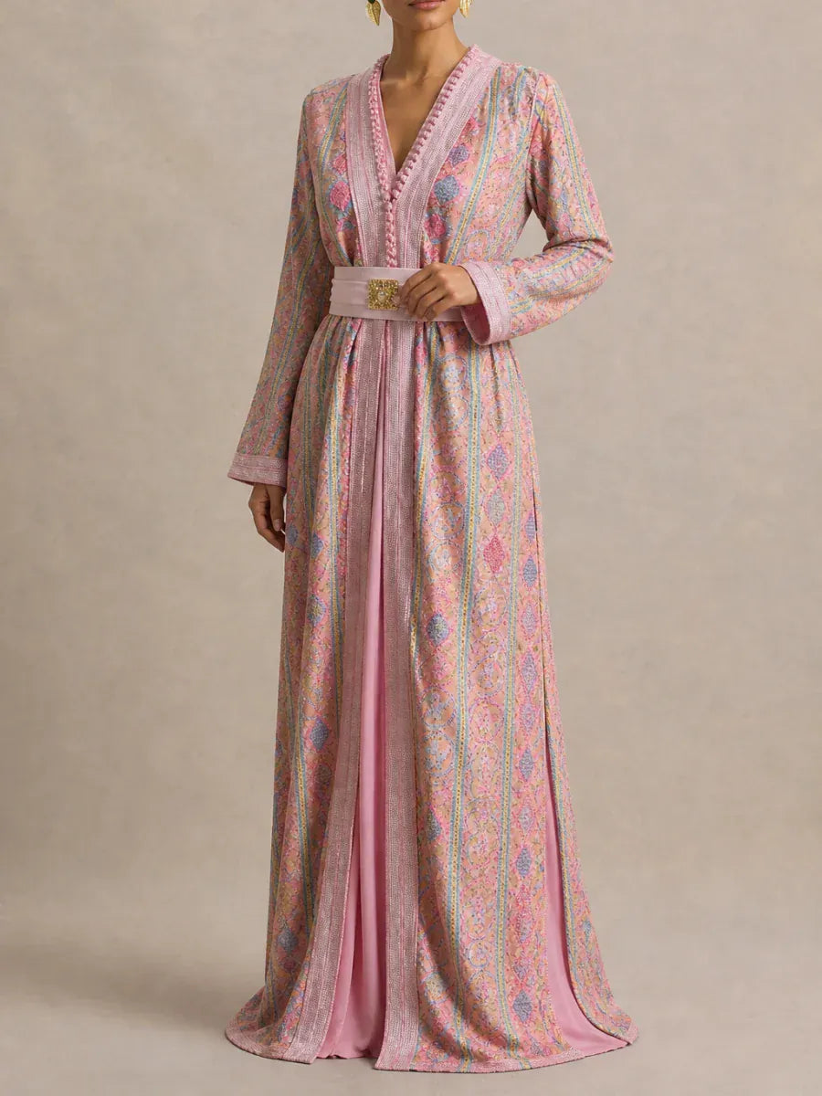 Langes Kaftankleid
