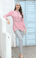 Lange roze Malaga burkini