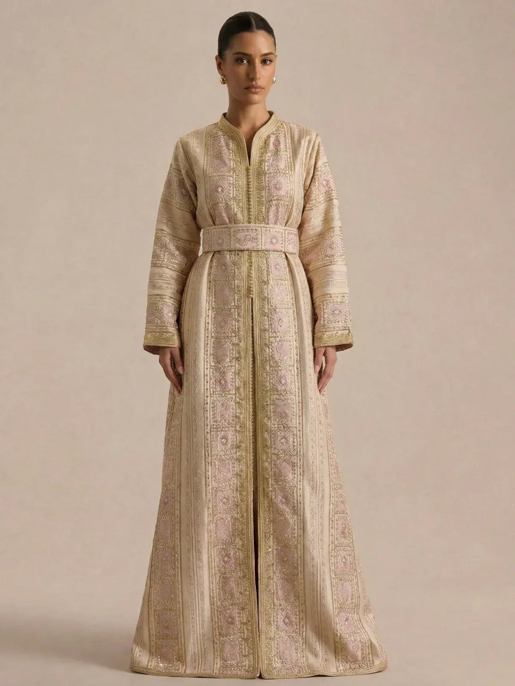 Lichtroze kaftan