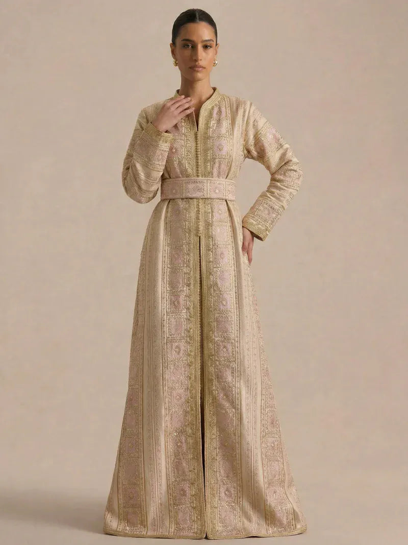 Lichtroze kaftan