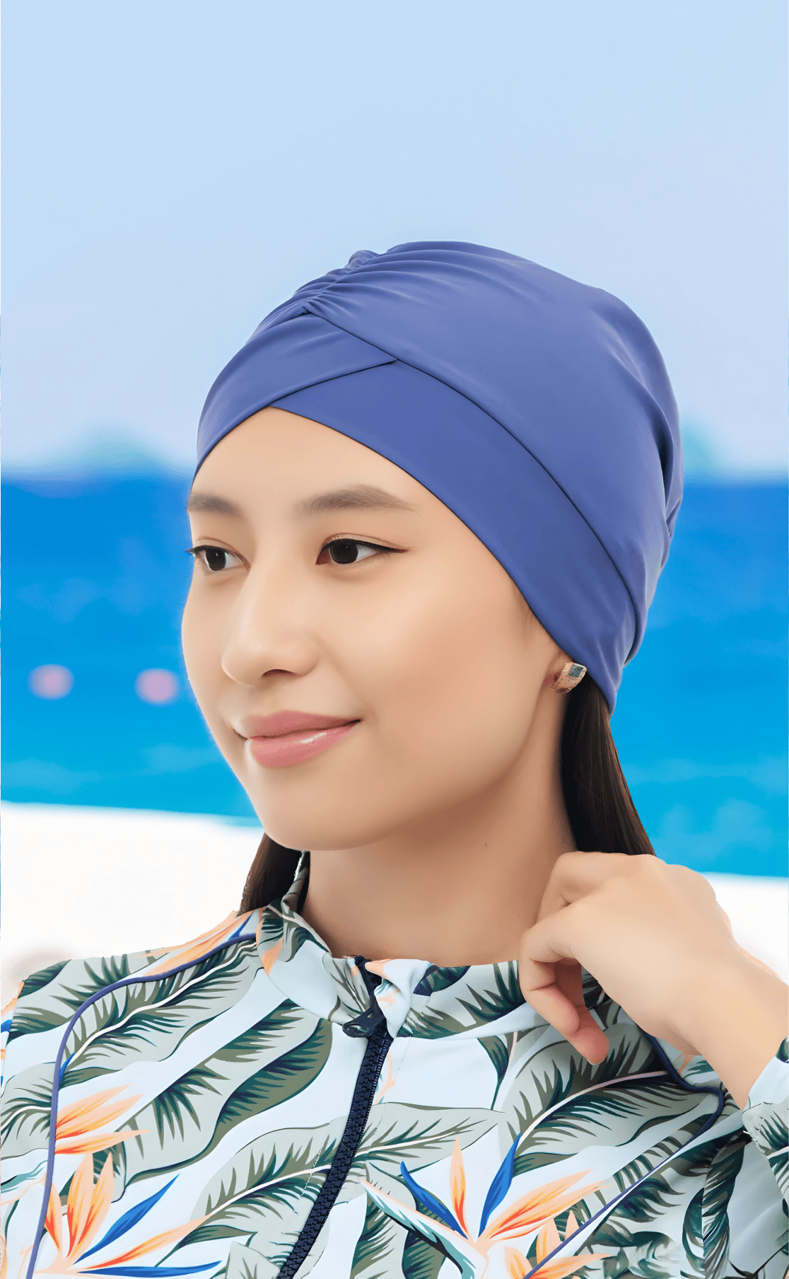Burkini lungo Malaga flora