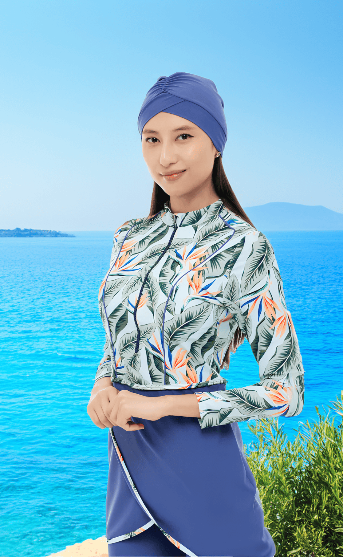 Malaga Flora Langer Burkini