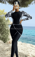 Marbella zwarte lange burkini
