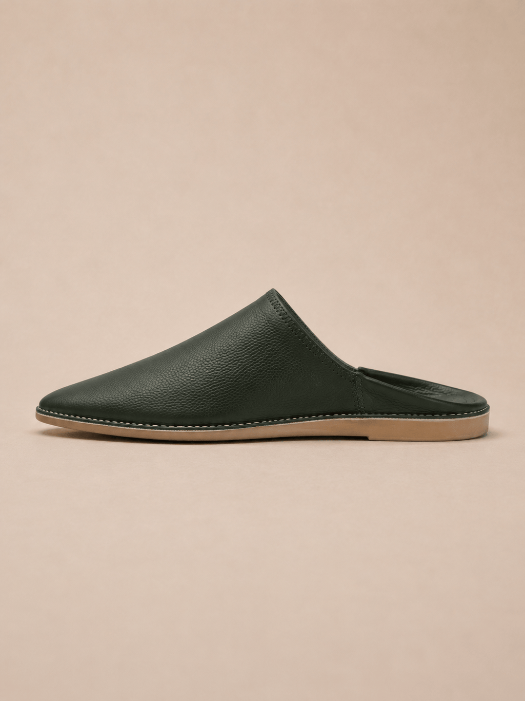 Babouche marocchine in pelle – verde smeraldo
