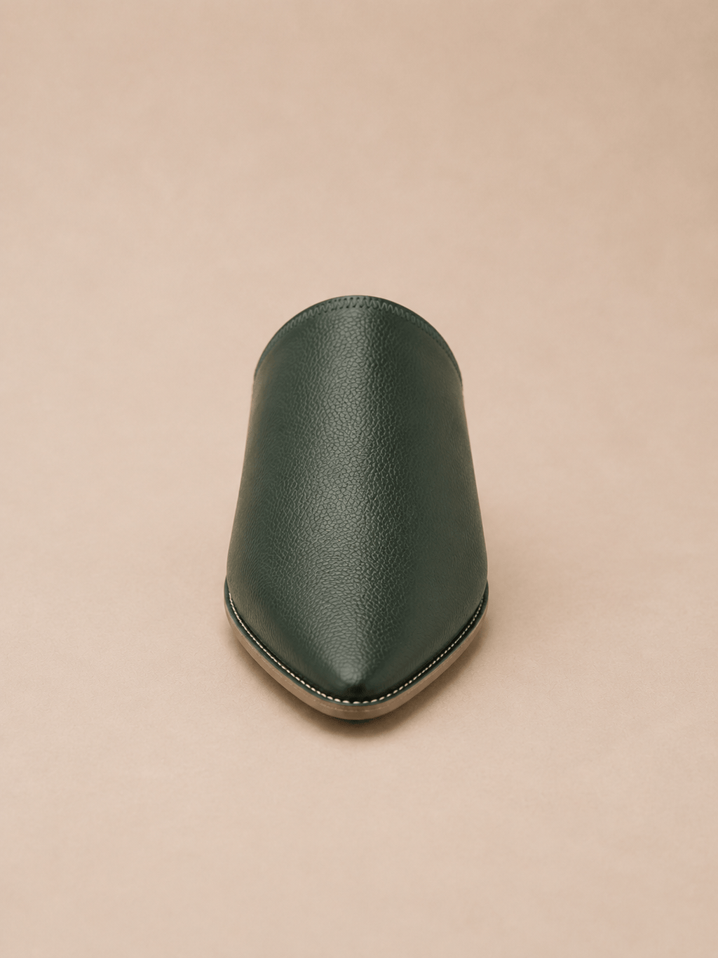 Babouche marocchine in pelle – verde smeraldo