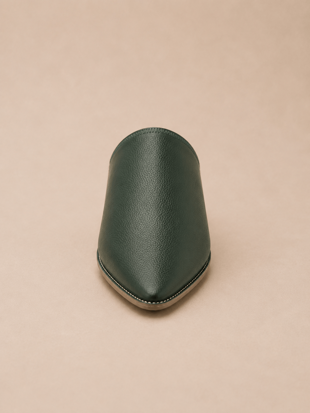 Babouche marocchine in pelle – verde smeraldo
