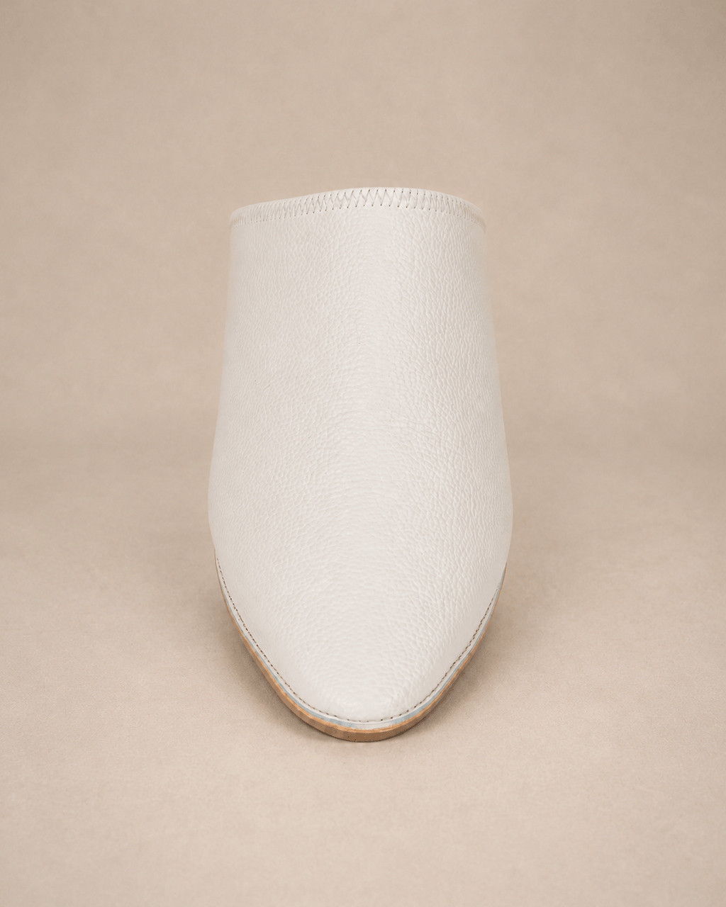 Babouche marocchine in pelle – bianche