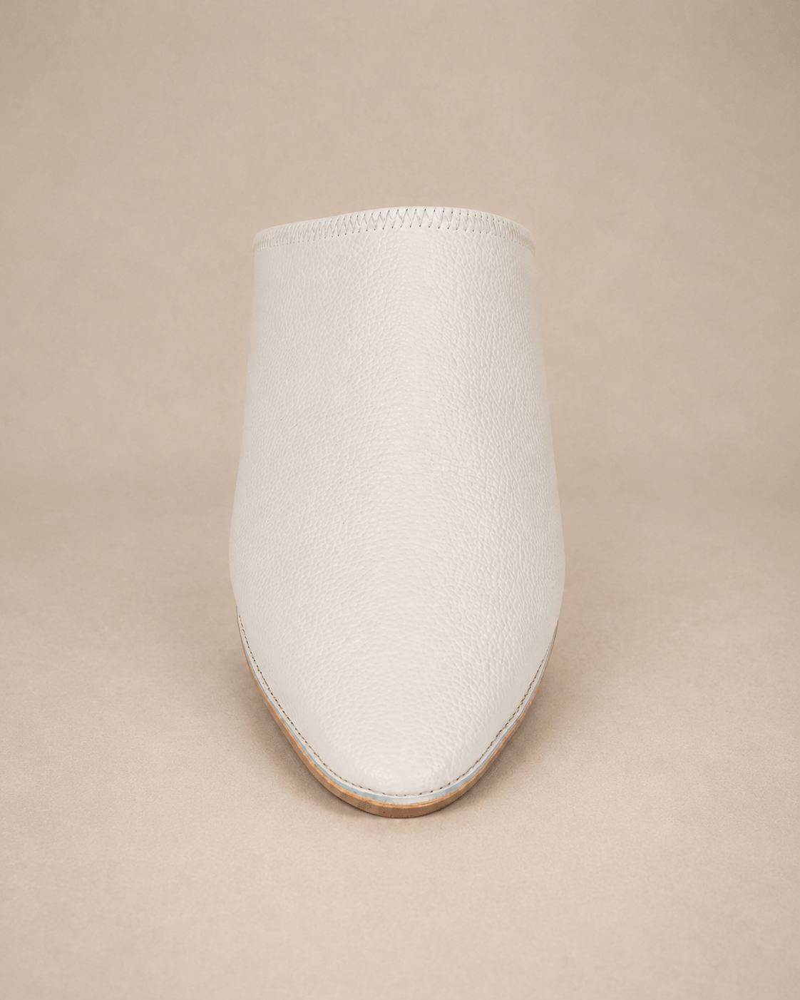 Babouche marocchine in pelle – bianche