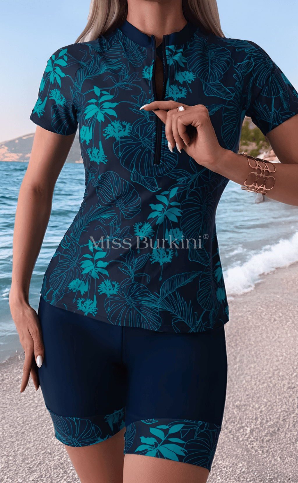 Nayara Burkini mit kurzen Ärmeln