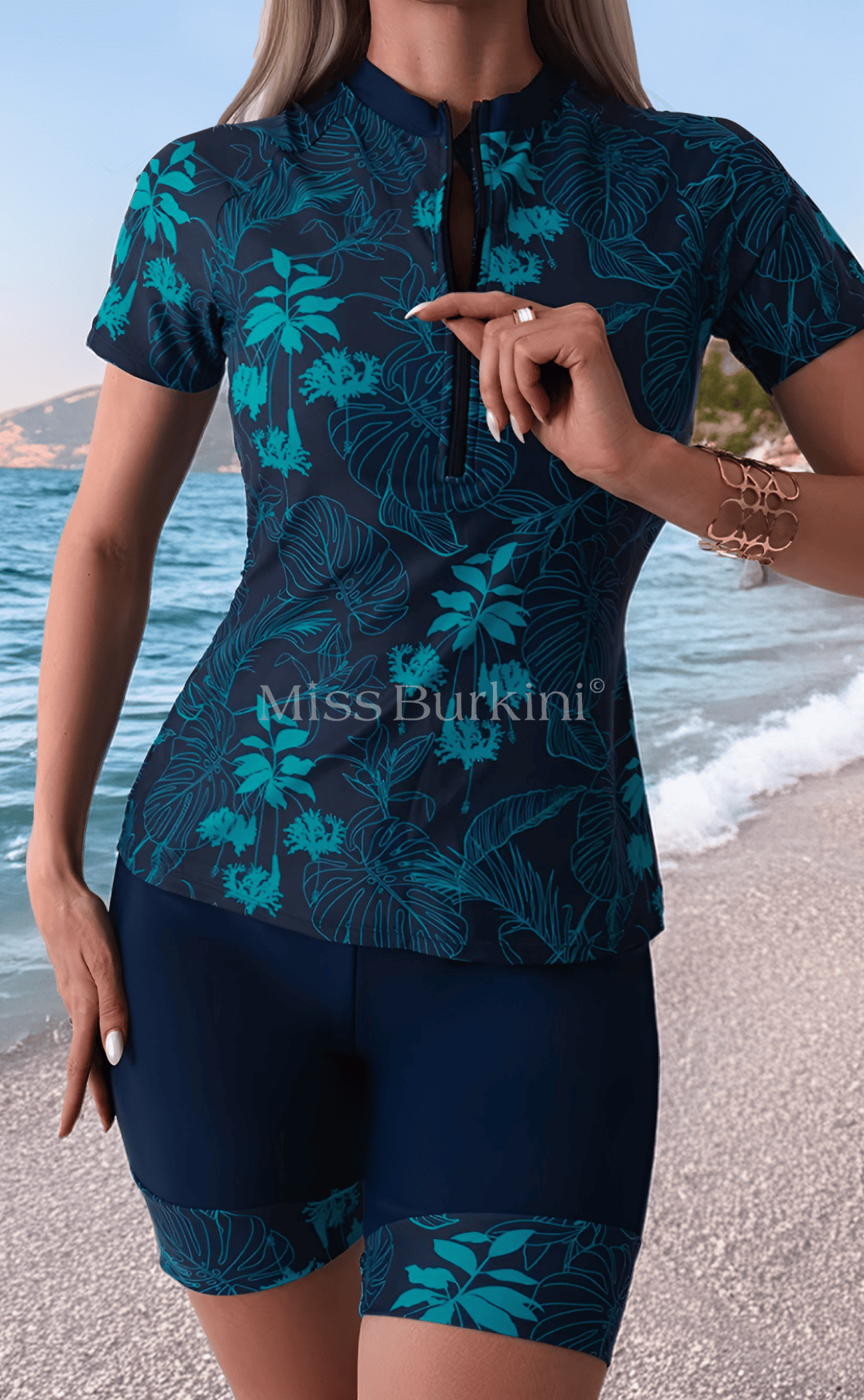 Nayara Burkini mit kurzen Ärmeln