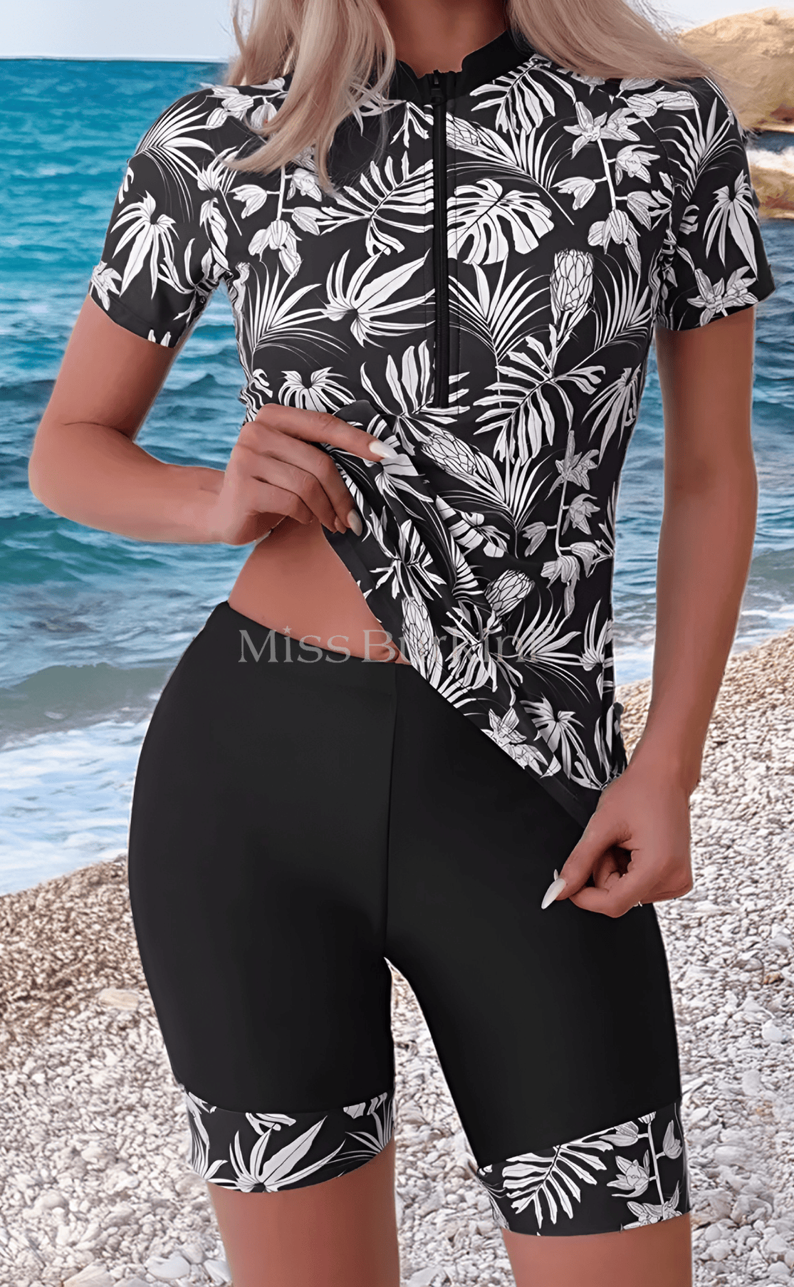 Nyala Burkini mit kurzen Ärmeln