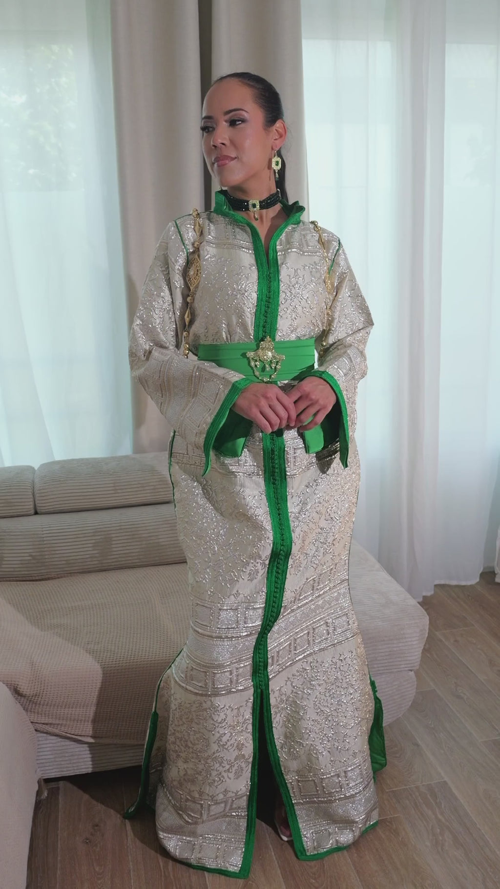 Kaftan Light Green