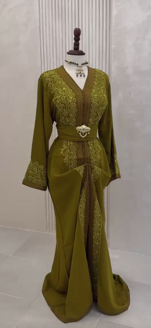 Kaftan Wedding Green