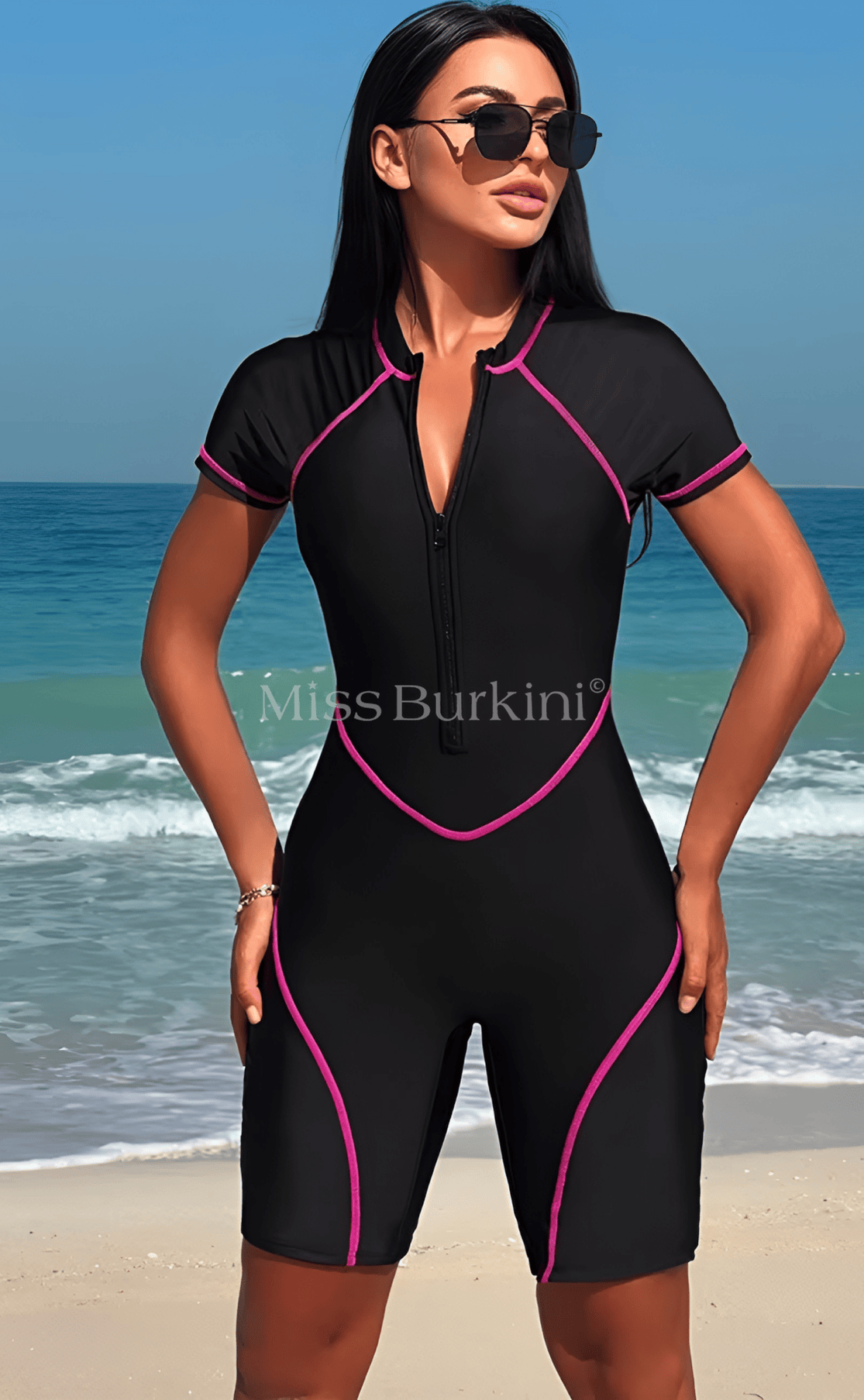 Solara Burkini mit kurzen Ärmeln