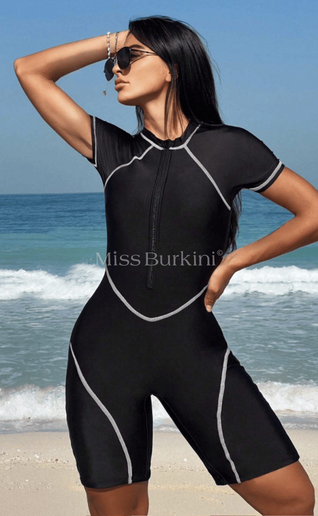 Solara Burkini mit kurzen Ärmeln