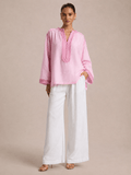 Tuniek Beldi Yasmina Roze Gestreept