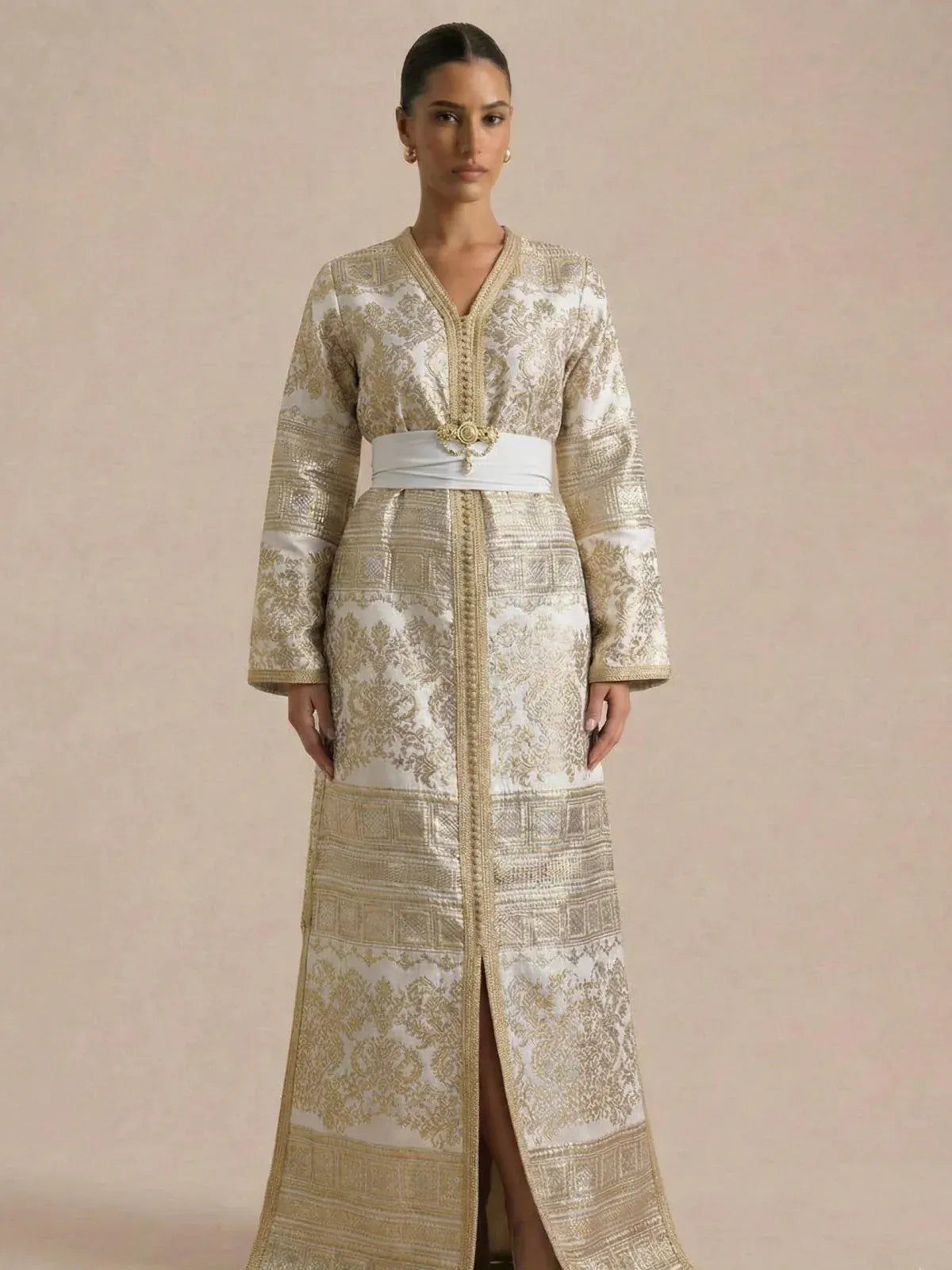 Witte en Gouden kaftan
