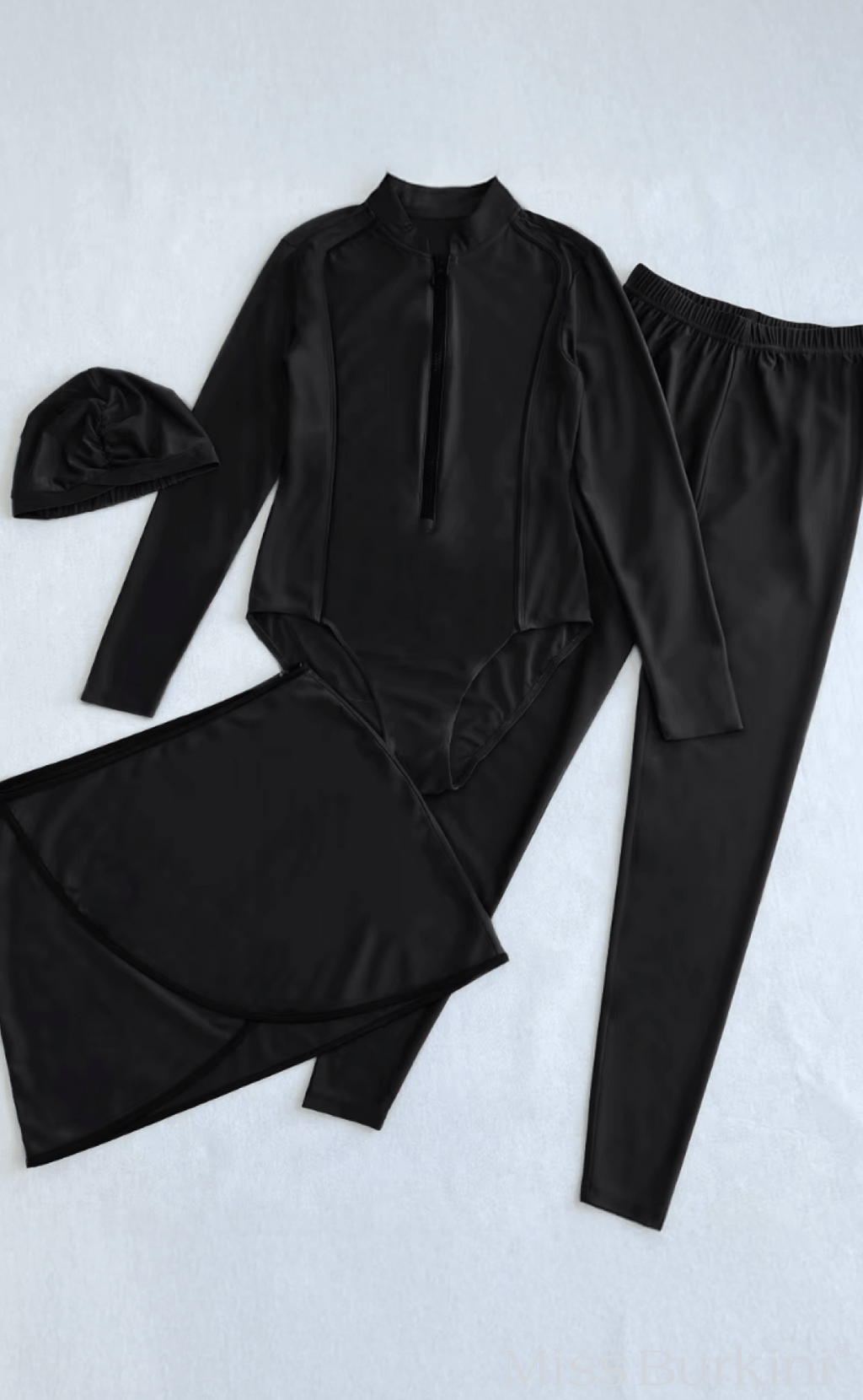 Burkini lungo Malaga nero
