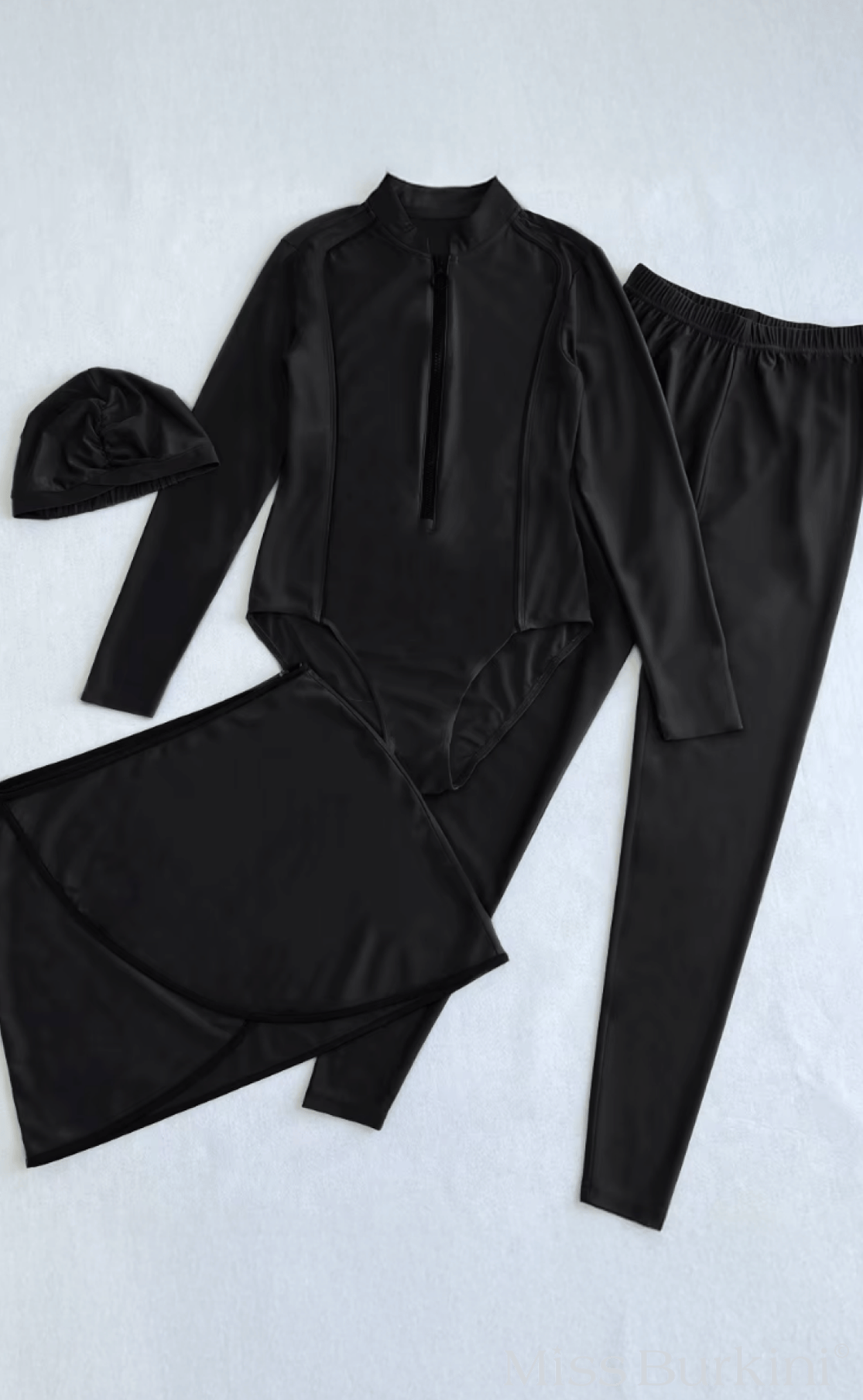 Burkini lungo Malaga nero
