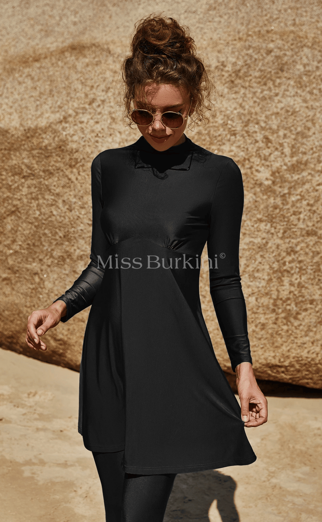 Burkini con pantaloncini neri Verdana